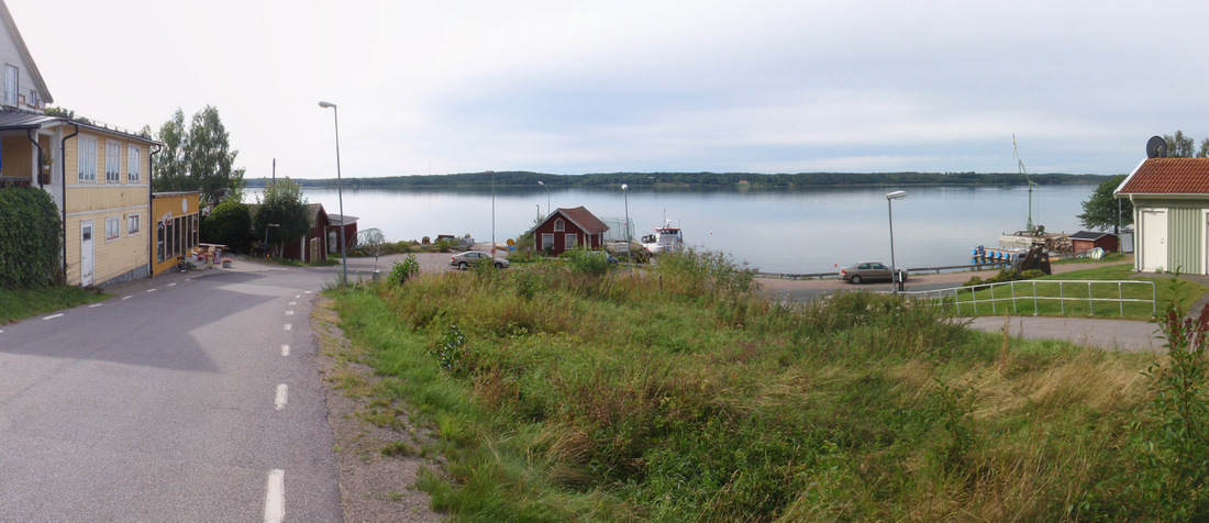 Composite view of Bråviken Bay.